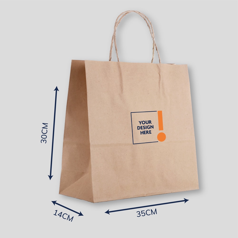 Large 2025 kraft bags